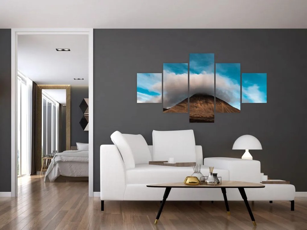 Obraz - Chmura nad szczytem (125x70 cm)