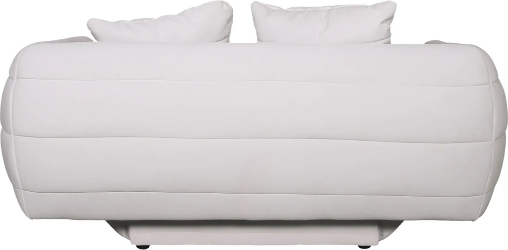Welurowa sofa z dekoracyjnymi poduszkami Nua N90