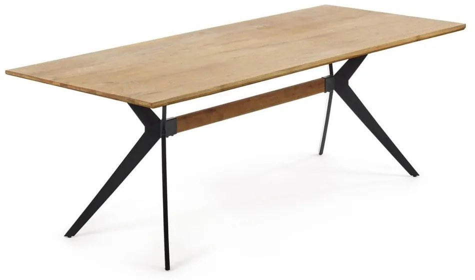 Stół z blatem w dekorze dębu 90x160 cm Amethyst – Kave Home