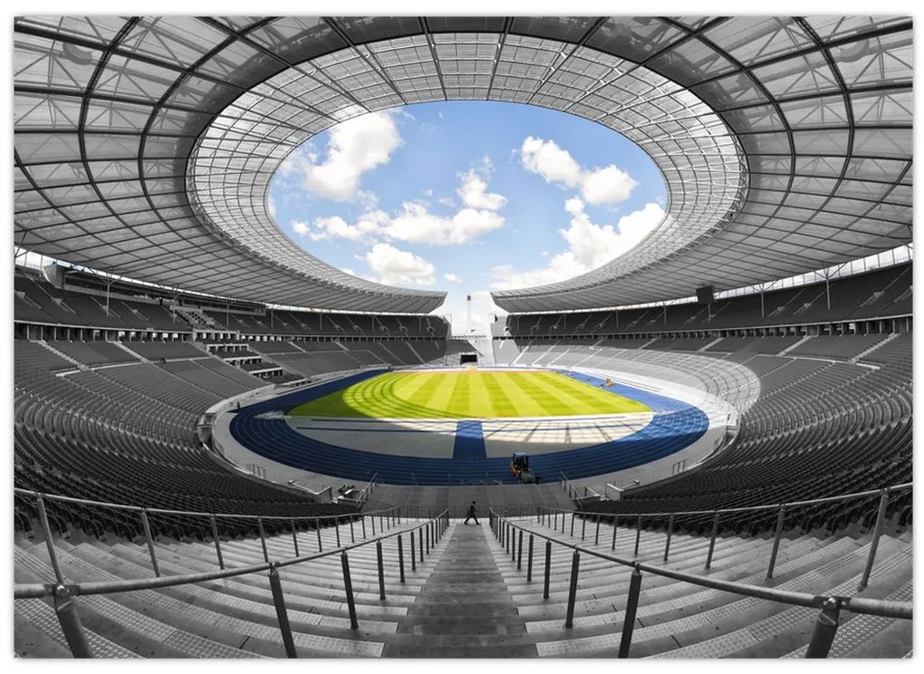 Obraz - stadion piłkarski (70x50 cm)