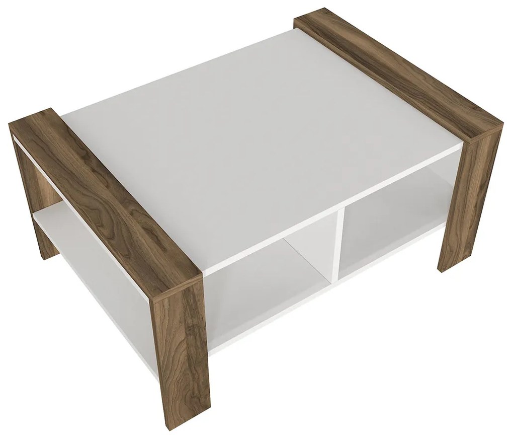Stolik konferencyjny Erica White Walnut