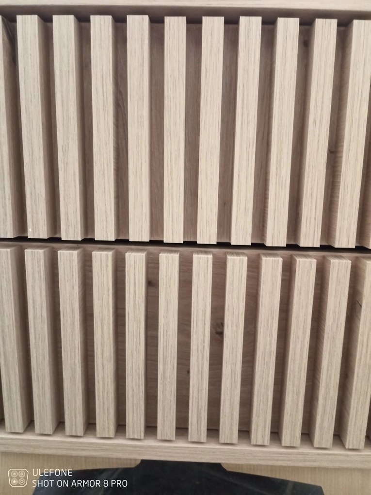 PROMOCJA Stolík nocny ENTSIAN 40x40 cm, dąb artisan II jakość