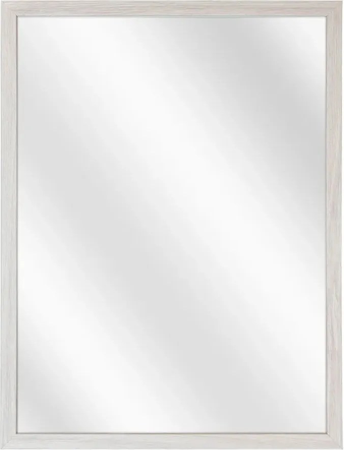 Drewniane lustro minimalistyczne biały dąb F7-R70