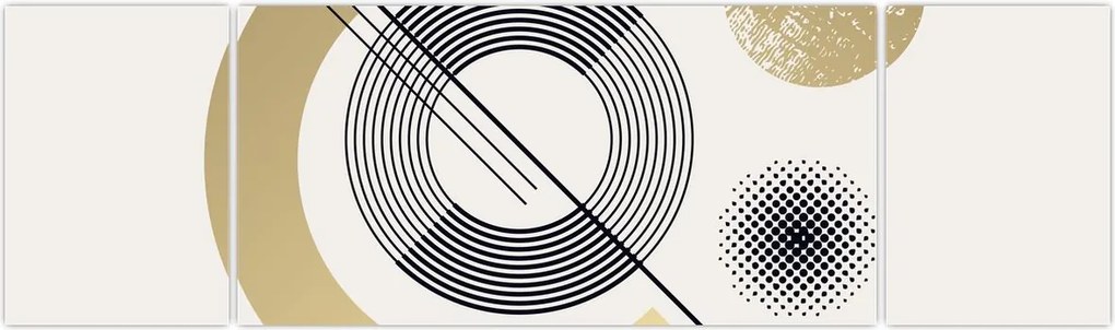 Obraz - Kształty geometryczne N⁰2 (170x50 cm)