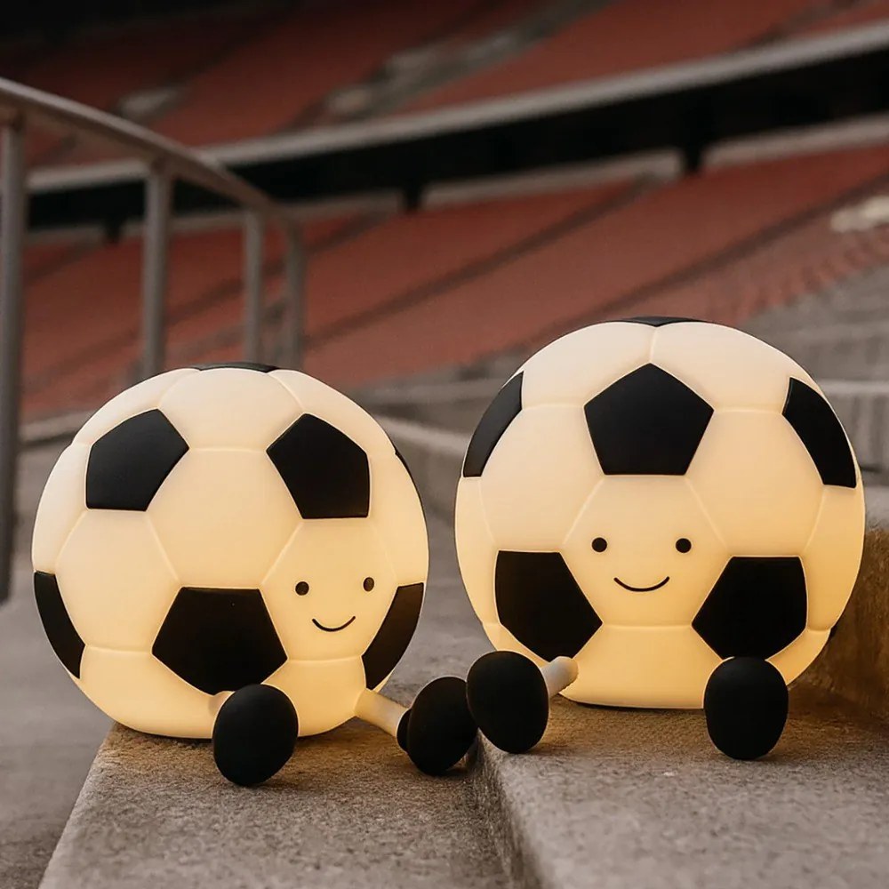 Czarno-biała dziecięca lampka nocna Kalle – Fischer &amp; Honsel