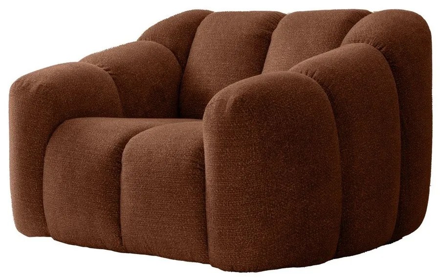 Fotel w kolorze terakoty Shell – Miuform