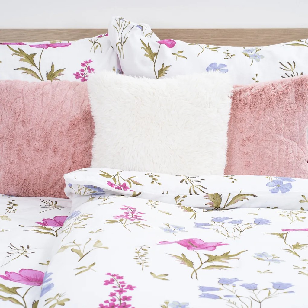 4Home Pościel muślinowa Wildflower Harmony, 140 x 220 cm, 70 x 90 cm