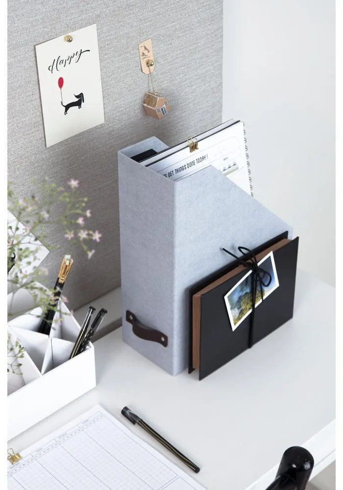 Kartonowy organizer na dokumenty Estelle Canvas Paper Laminate – Bigso