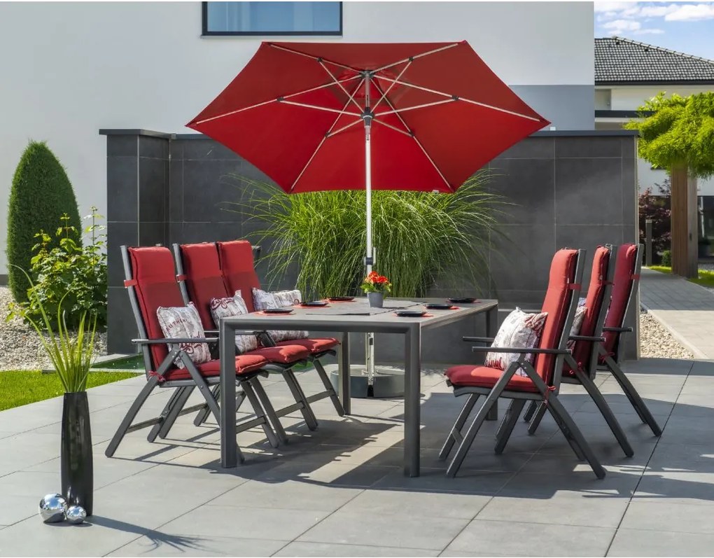 Doppler EXPERT parasol ogrodowy 280 cm bordowy