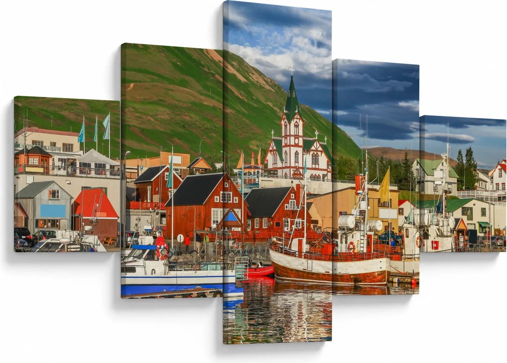 Obraz - Húsavík (125x70 cm)