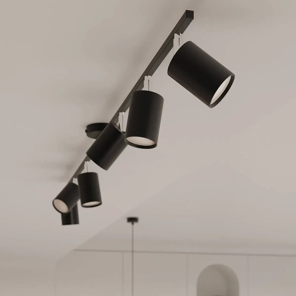 Listwa oświetleniowa LEMMI 6L czarna SOLLUX  LIGHTING