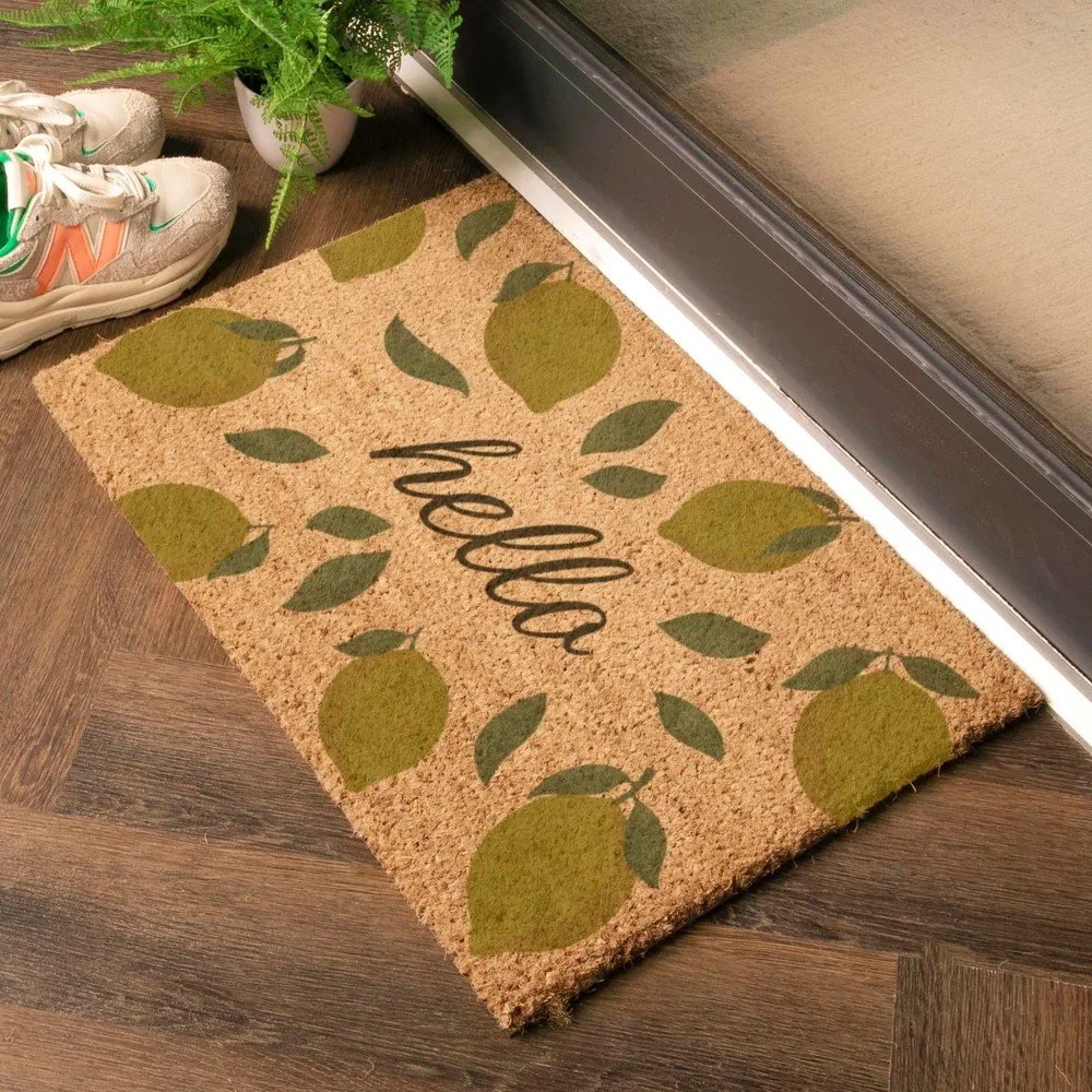 Wycieraczka z włókna kokosowego 40x60 cm Hello Lemons – Artsy Doormats