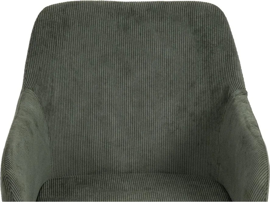 Zielony tapicerowany fotel jadalniany Lunio – Bonami Essentials