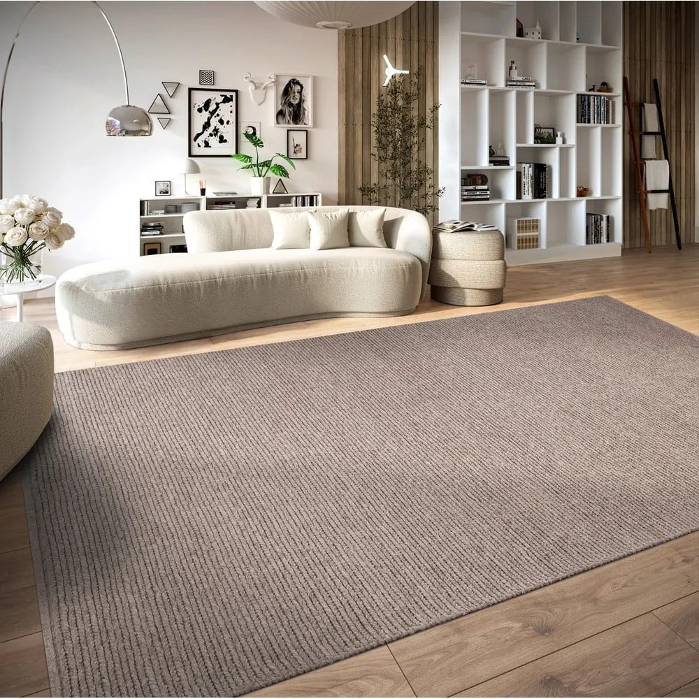 Jasnobrązowy wełniany dywan tkany ręcznie 80x150 cm Francois – Villeroy&amp;Boch