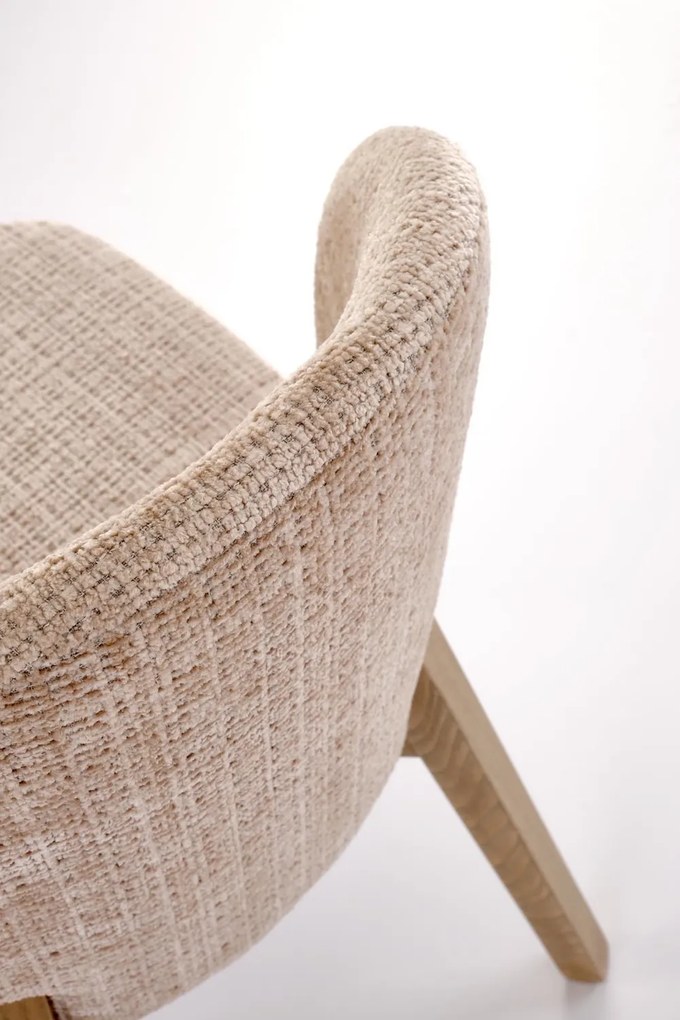 Krzesło do jadalni na drewnianych nogach Basso Halmar