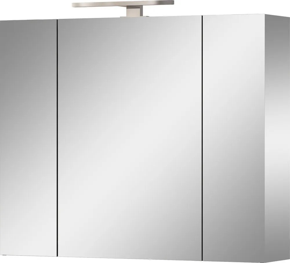 Szara szafka łazienkowa 80x71 cm – Germania