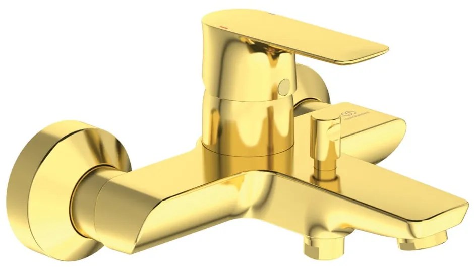Wannowa bateria ścienna w kolorze złota Connect Air – Ideal Standard