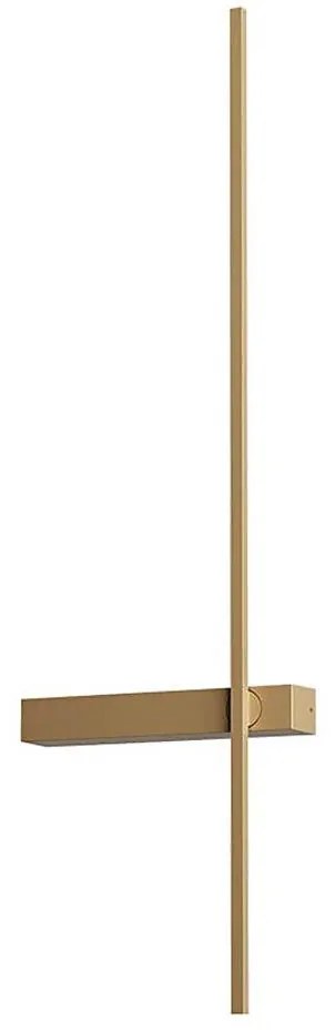 Redo 01-4672 - Kinkiet LED TANGENT, 6W, 230V, CRI 90, złoty