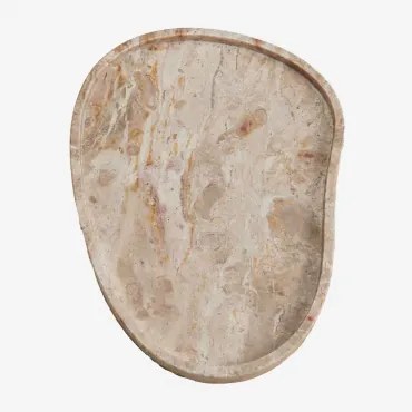 Taca Dekoracyjna Z Marmuru Orivando Naturalne Kolory Marmuru & ↔︎ 35 Cm - Sklum