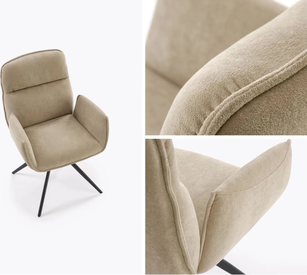 Krzesło do jadalni z funkcją obracania K574 Halmar