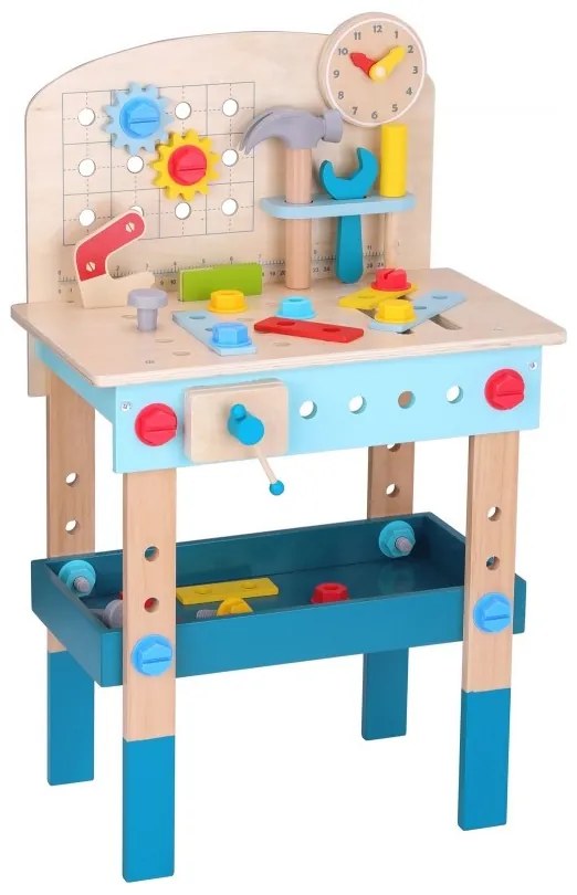 Tooky toy drewniany stół do majsterkowania warsztat