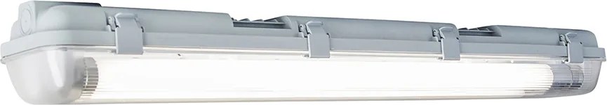 Oświetlenie TL szare z LED 15W 2250 lm 4000K IP65 - Base
