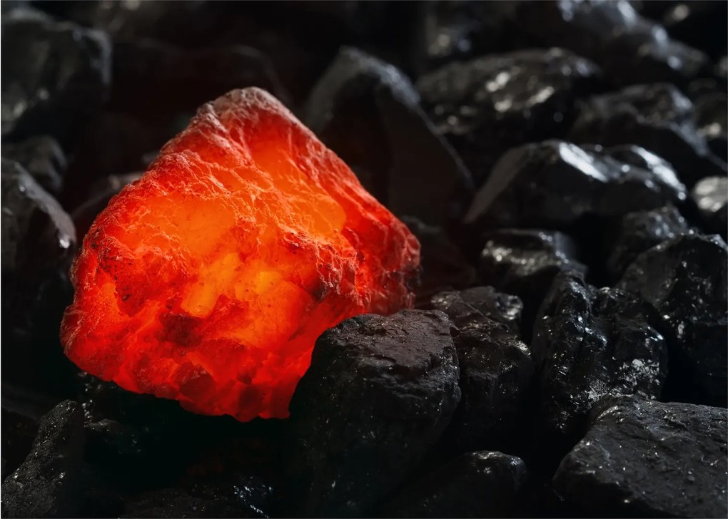 Obraz - świecący minerał (70x50 cm)