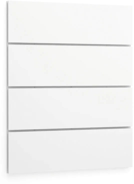 PLAN Panel ścienny LAYERS, 1200 x 54 x 1486 mm, biały