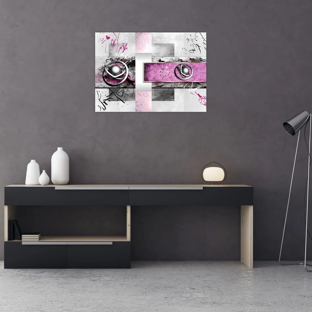 Obraz na szkle abstrakcji (70x50 cm)