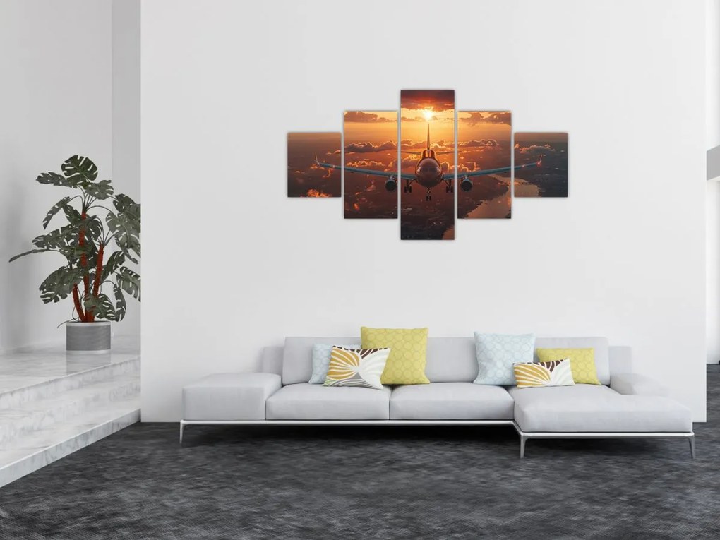 Obraz - Samolot transportowy (125x70 cm)