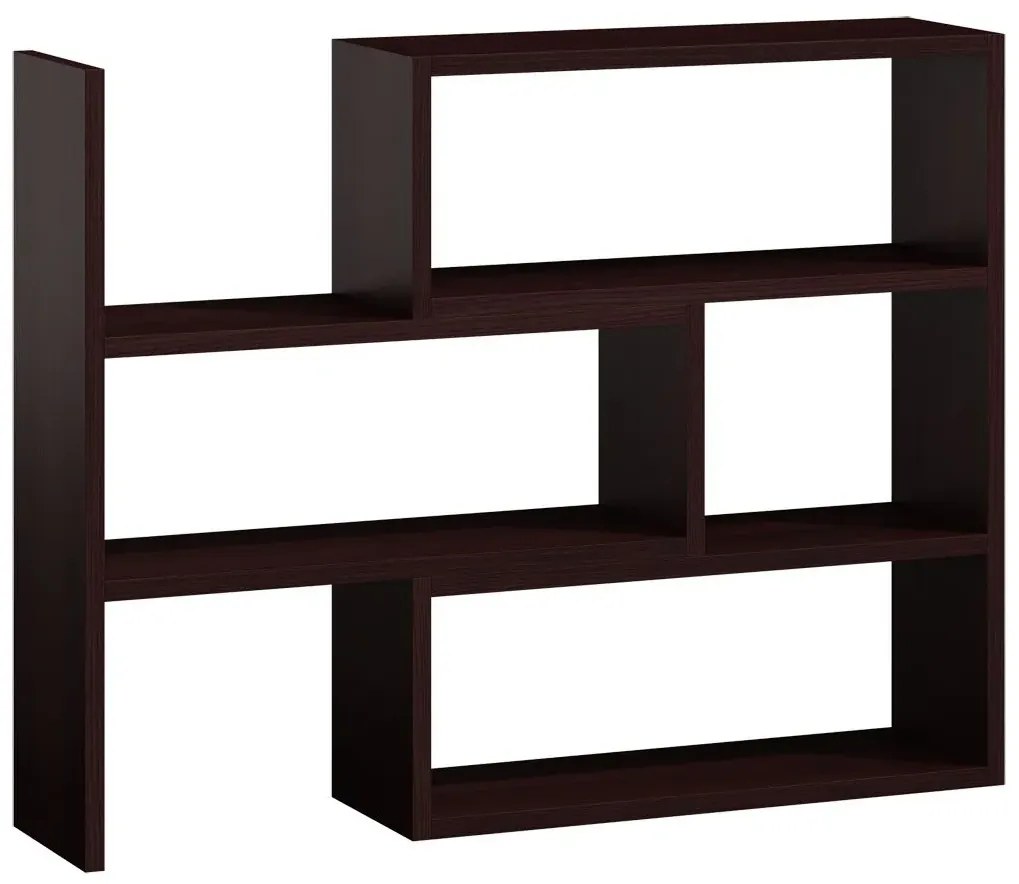 Niski regał na książki wenge H3-D67