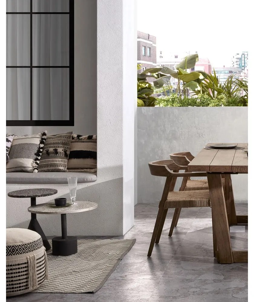 Okrągły stolik ogrodowy z blatem z terrazzo ø 40 cm Melano – Kave Home