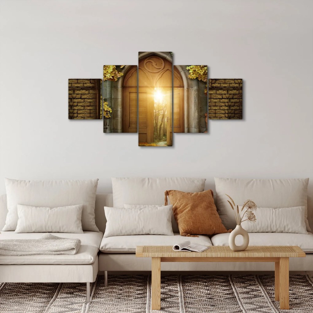 Obraz - Brama w lesie (125x70 cm)