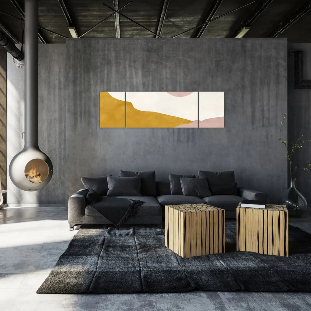 Obraz - Góry akwarelowe N⁰3 (170x50 cm)