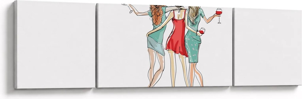 Obraz - Wiecznie młody, wiecznie pijany (170x50 cm)