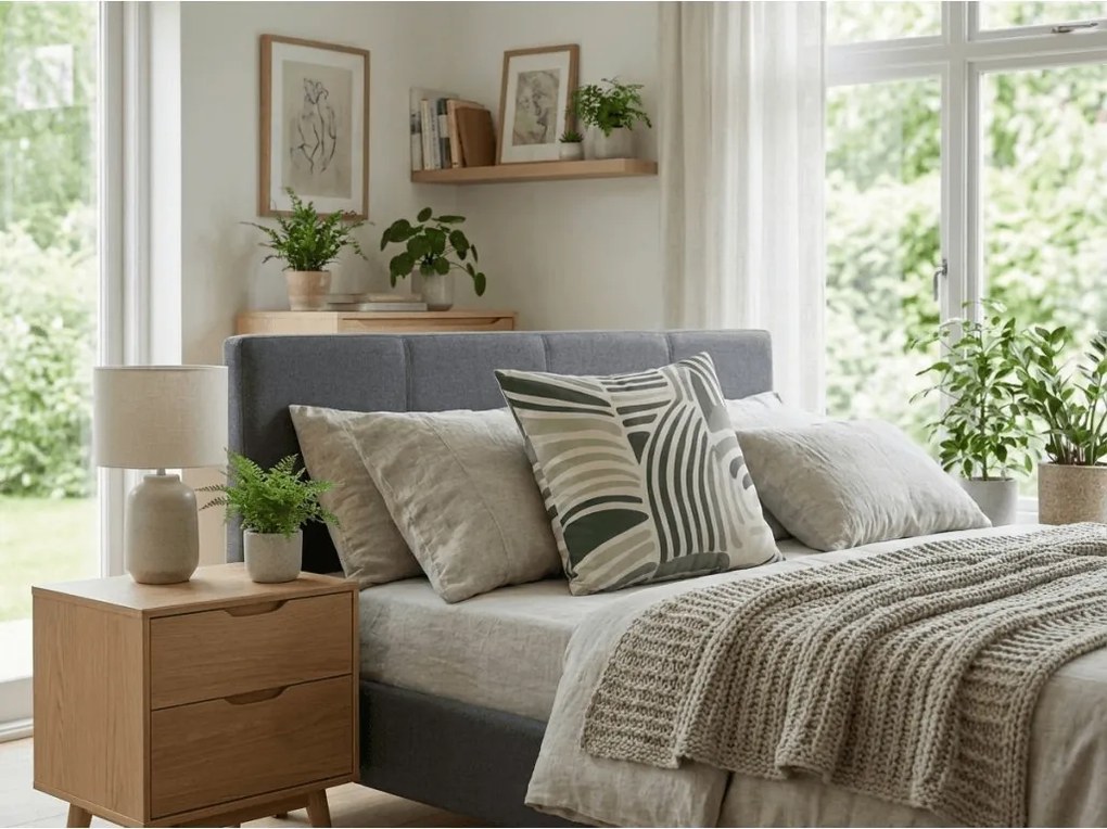 Bawełniana poszewka na poduszkę ZENVIA POLY 45x45 cm, kolorowa