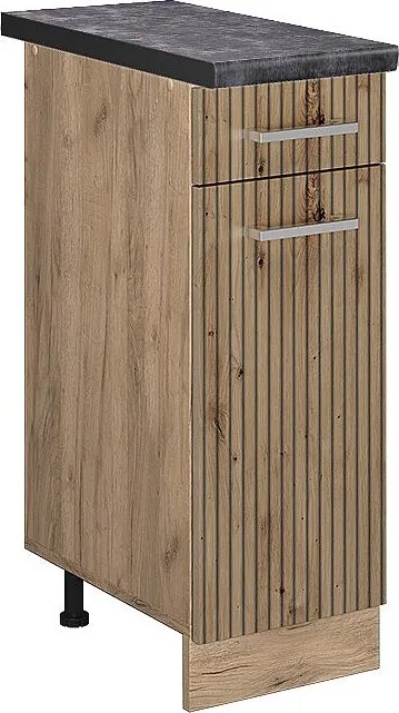 Szafka dolna do kuchni dąb rzemieślniczy 30x60x81.6 r-line