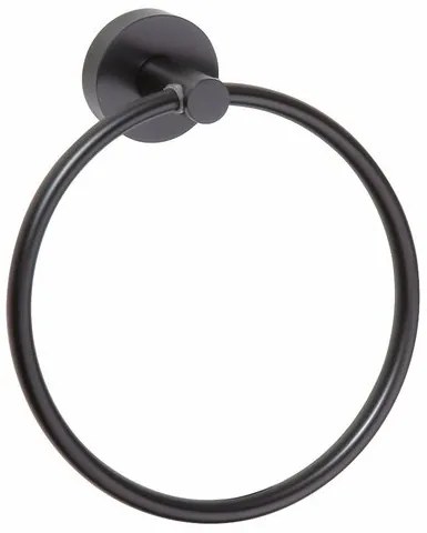 SAPHO XB402 X-Round Black uchwyt na ręcznik koło, czarny