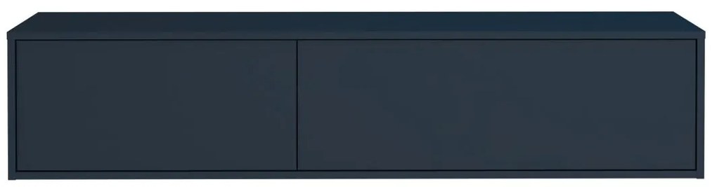 Szafka pod umywalkę wisząca – Ciemnoniebieska – dł. 150 cm – ISAURE II