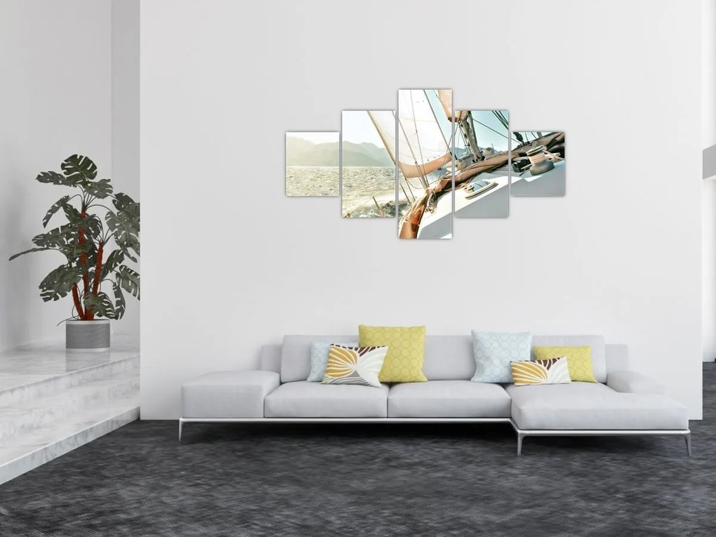 Obraz - Statek (125x70 cm)