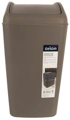 Orion Kosz na śmieci Waste wahadłowy 40 l, brązowy, 40 l