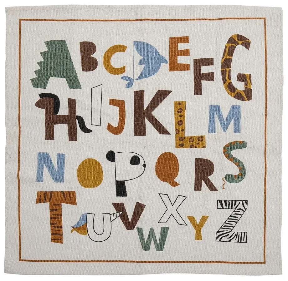 Bawełniany dywan dziecięcy 110x110 cm Memmo – Bloomingville Mini