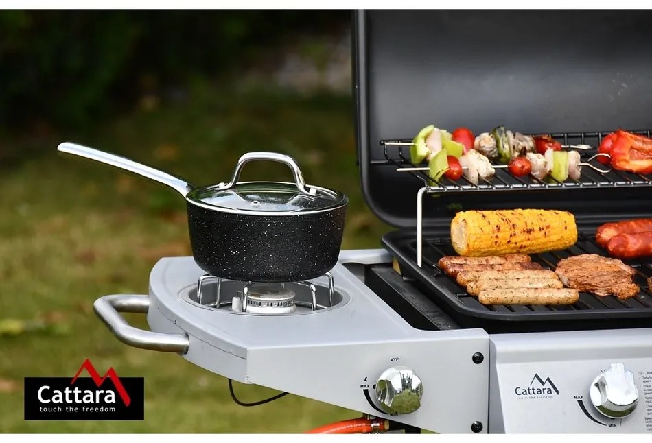 Cattara Grill gazowy na kółkach Master Cheef, 133 x 98 x 51 cm