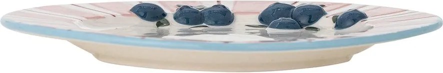 Różowe/kremowe kamionkowe talerze zestaw 4 szt. deserowe ø 20,5 cm Carry – Bloomingville