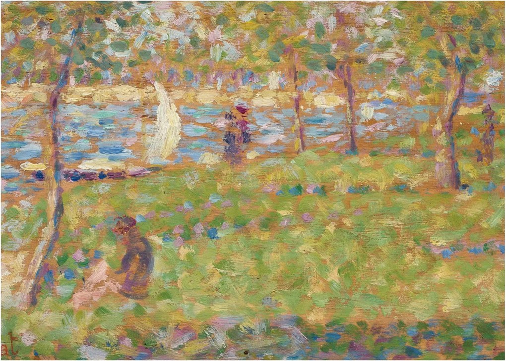 Obraz - Georges Seurat, Study for "La Grande Jatte", reprodukcje (70x50 cm)