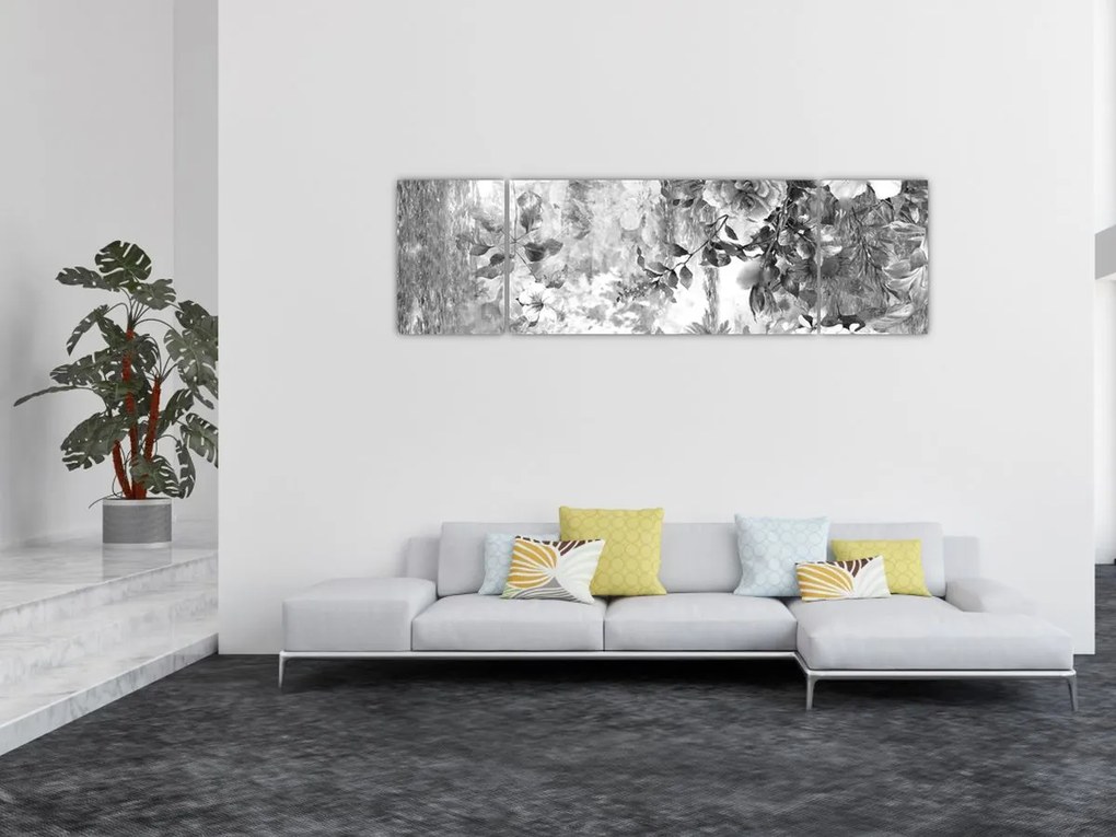 Obraz - Romantyczny ogród (170x50 cm)