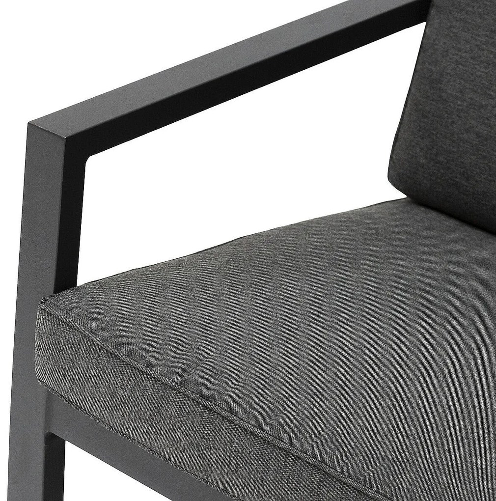 Zestaw aluminiowy dla 5 osób NOVARA (antracyt)