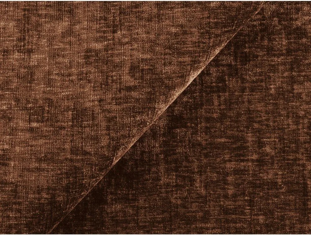 Rozkładana sofa z tkaniny szenilowej w kolorze terakoty 275 cm Kuki – Makamii