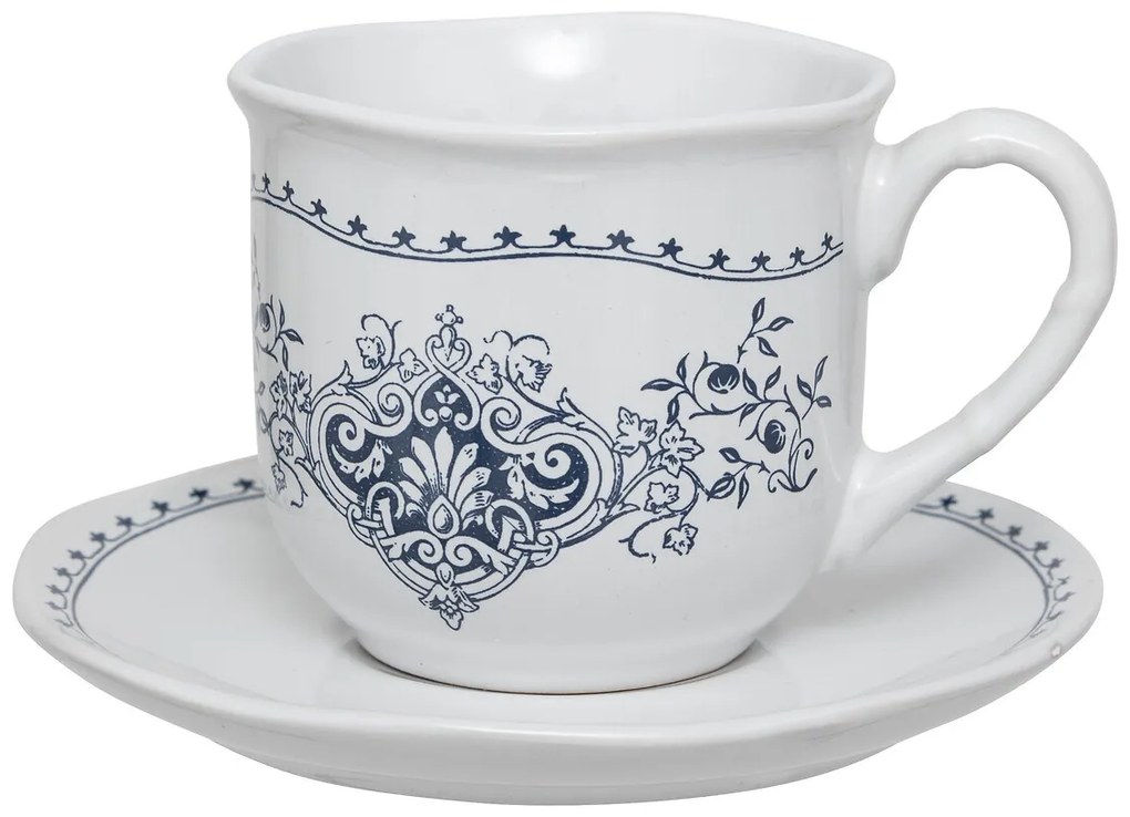 Dwie filiżanki z podstawkami COTTAGE, 180 ml