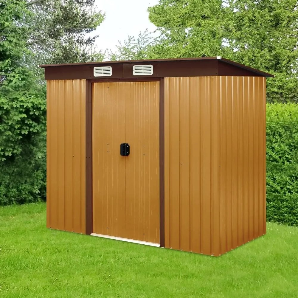 Avenberg Domek narzędziowy 2,4 x 1,3 m SD-F1-0408, brązowy